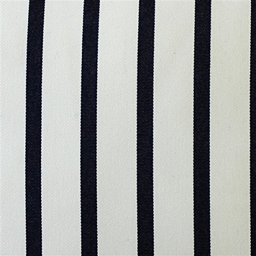 PILLOW DÉCOR Sunbrella Lido Indigo Stripes 20x20 Outdoor Pillow