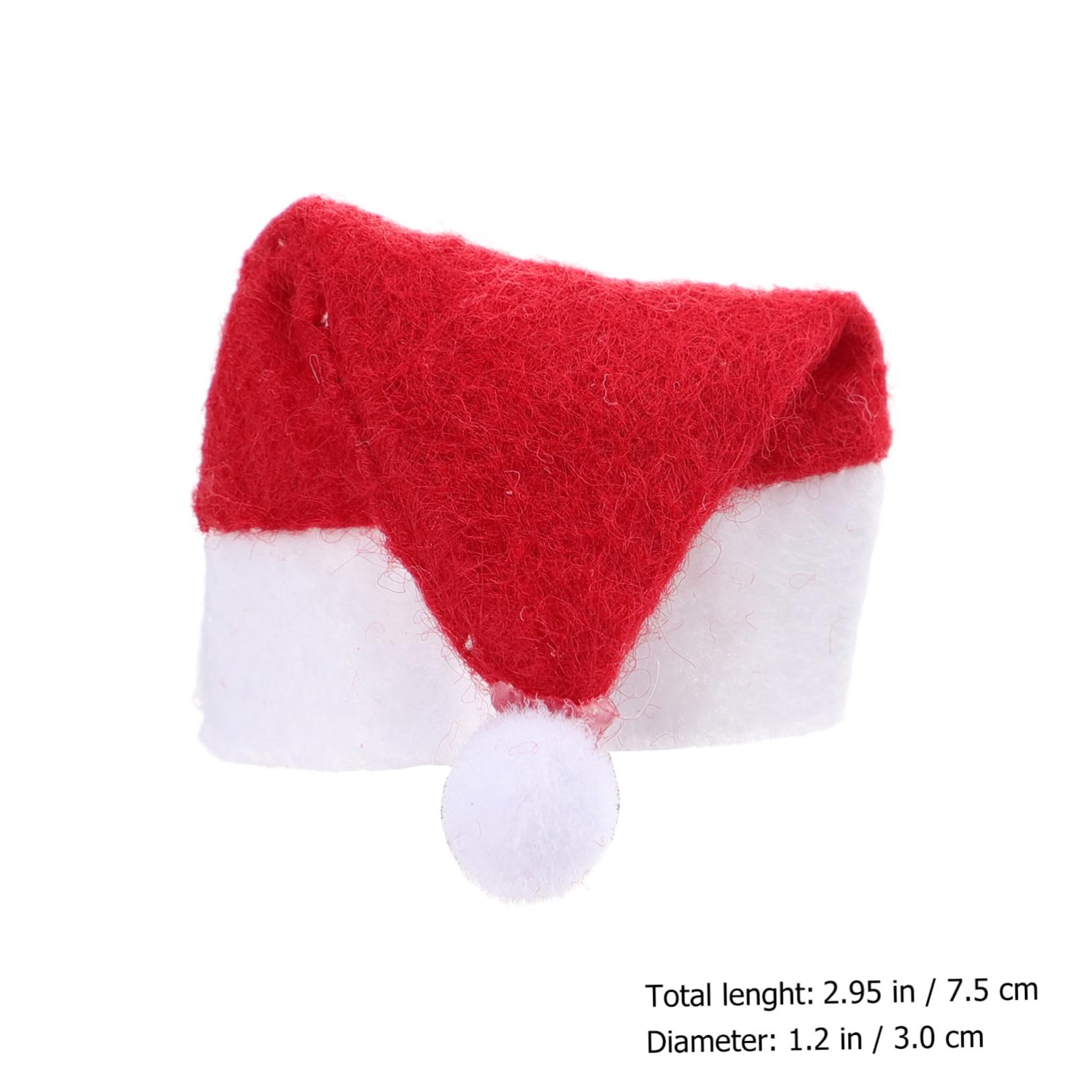 SUPVOX 24 Piezas Mini Gorros de Papá Noel para Pequeños Sombreros Navideños Rojos y Accesorios para Fiestas de Navidad