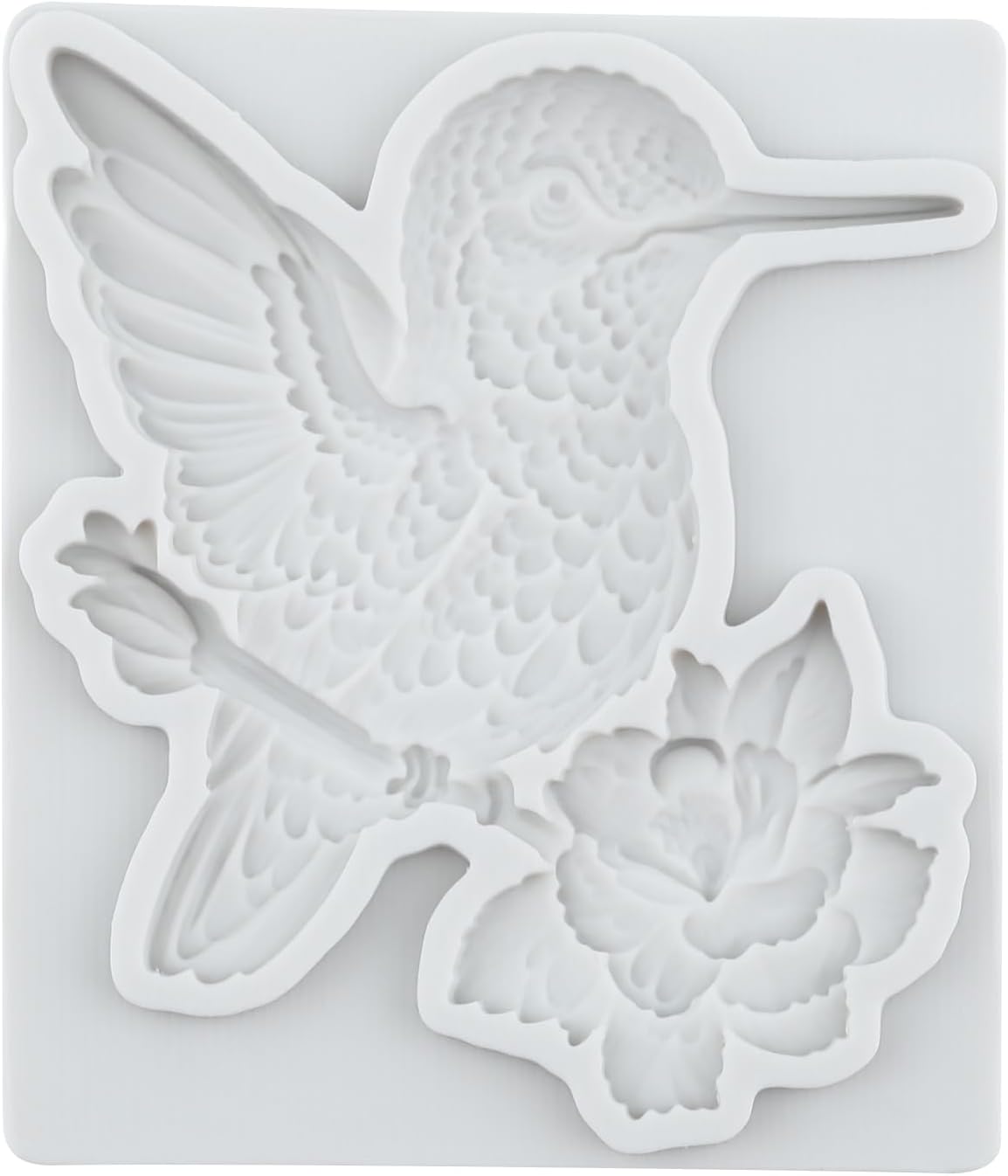 Bird Polymer Clay Mold Flower and Bird Silicone Molds