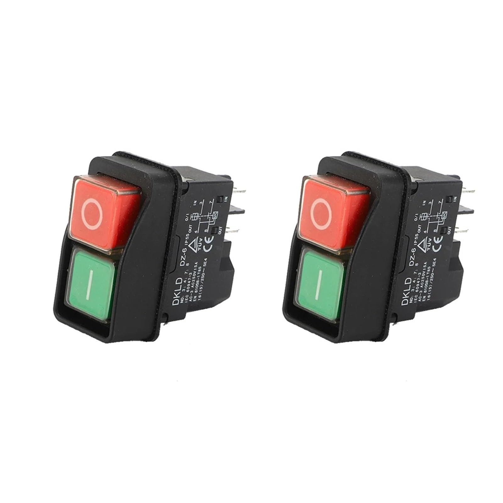 Amazon.com: PPOZYLPC Push Button Electromagnetic Switch Switches