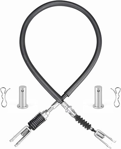 Miniatura 7 de 10L0L JW1-F6341-31-00 Cable de freno de carrito de golf para Yamaha G29/Drive Gas 2007-2015 Modelo 43.7" con clip de horquilla de pasador