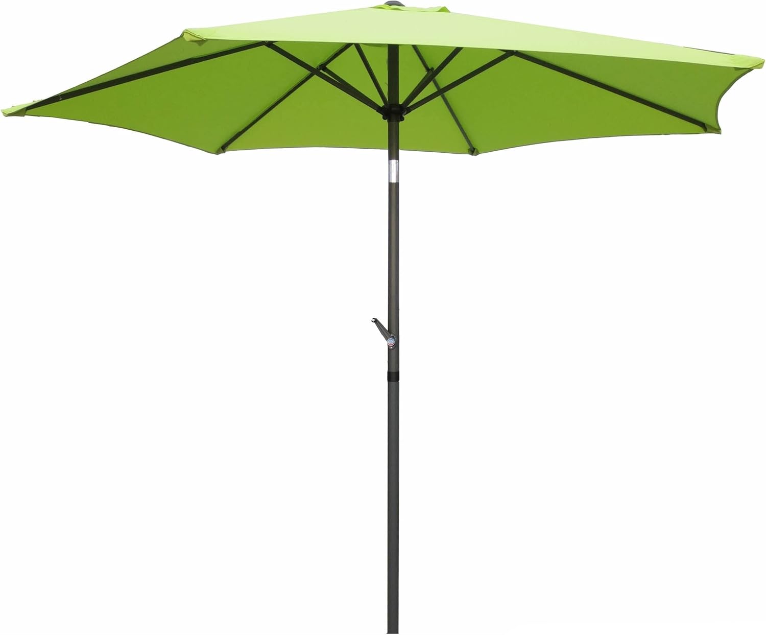 International Caravan Furniture Piece Outdoor 8 Foot Aluminum Umbrella