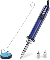 WEP 929D-VI 180W Electric Desoldering Iron: Temp-Controlled, Removable Sucker, 3 Nozzles for Easy Through-Hole Desoldering