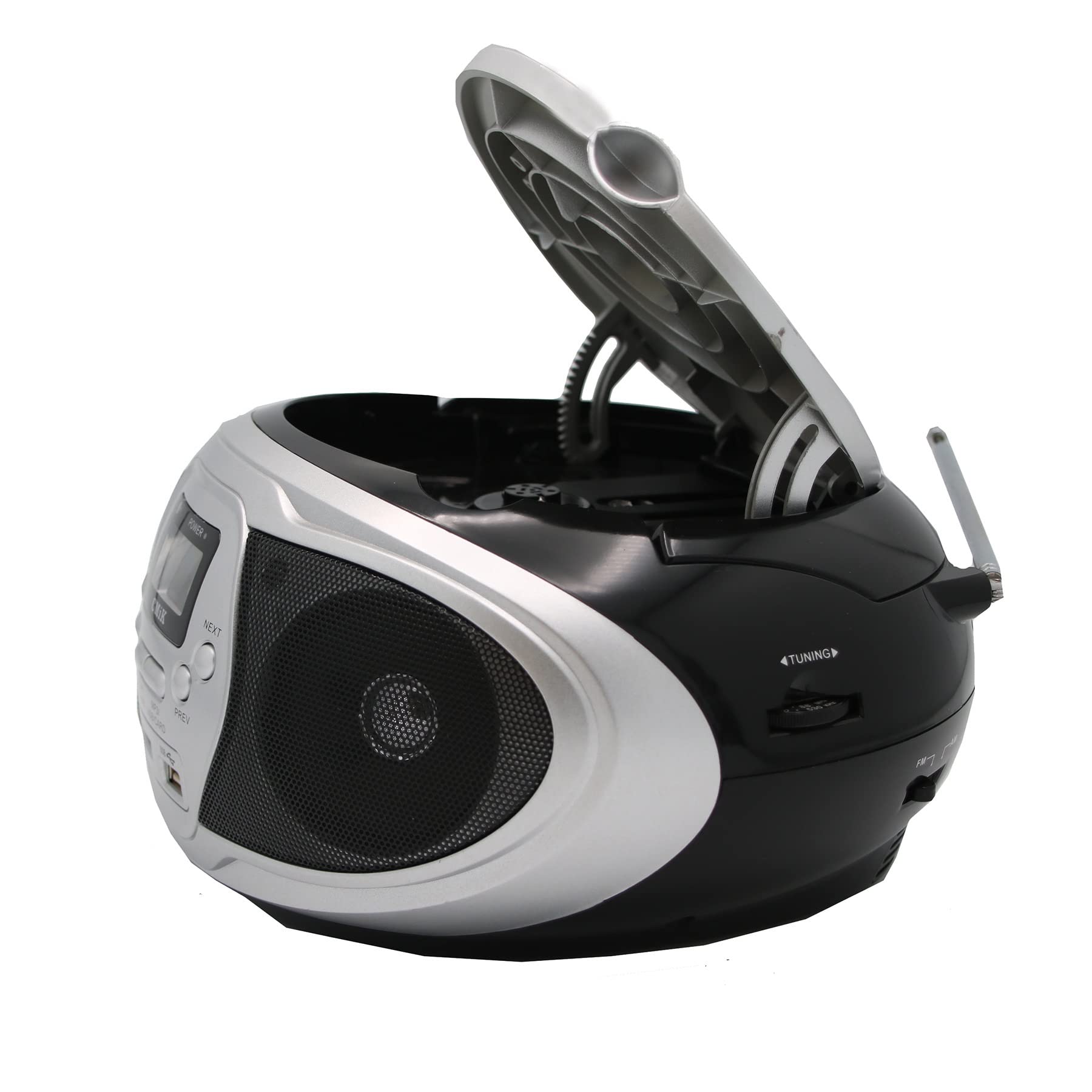 Boombox Stereo Portatile. CD Giocatore AM/FM. Radio con USB/SD, MP3 Giocatore, LCD. Visualizzazione, Controllo remoto CD Repeater Bluetooth Speaker.