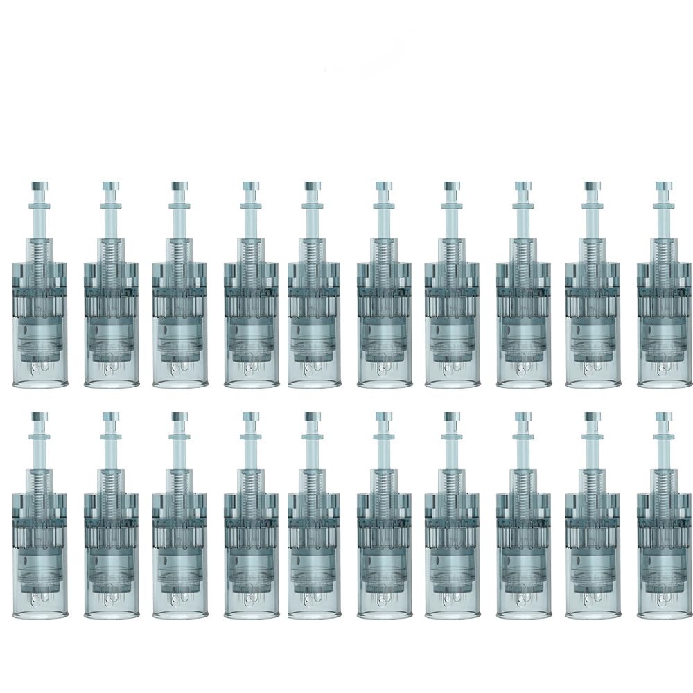 20 PCS 36 Pin Microneedling Pen Cartridges for Derma Roller Pen M8 M7S Easy-to-Use for Home Use 36