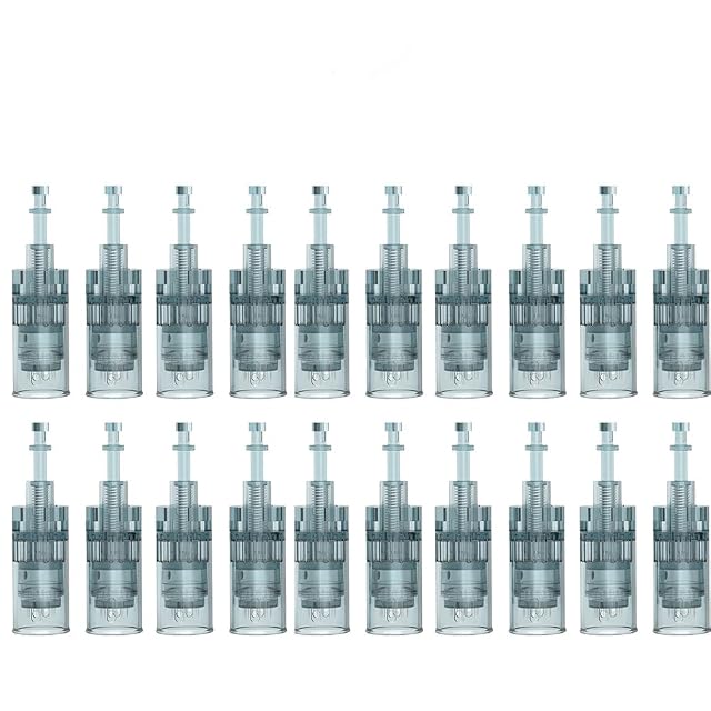 20 PCS 36 Pin Microneedling Pen Cartridges for Derma Roller Pen M8 M7S Easy-to-Use for Home Use 36