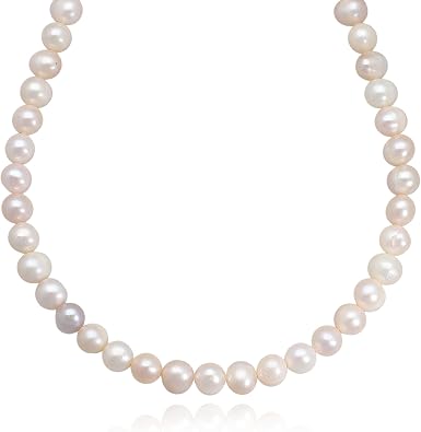 Fresh Water Blue Pearls Necklace for Valentines Day/Girlfriend/Wedding/Birthday/Anniversary/Brides