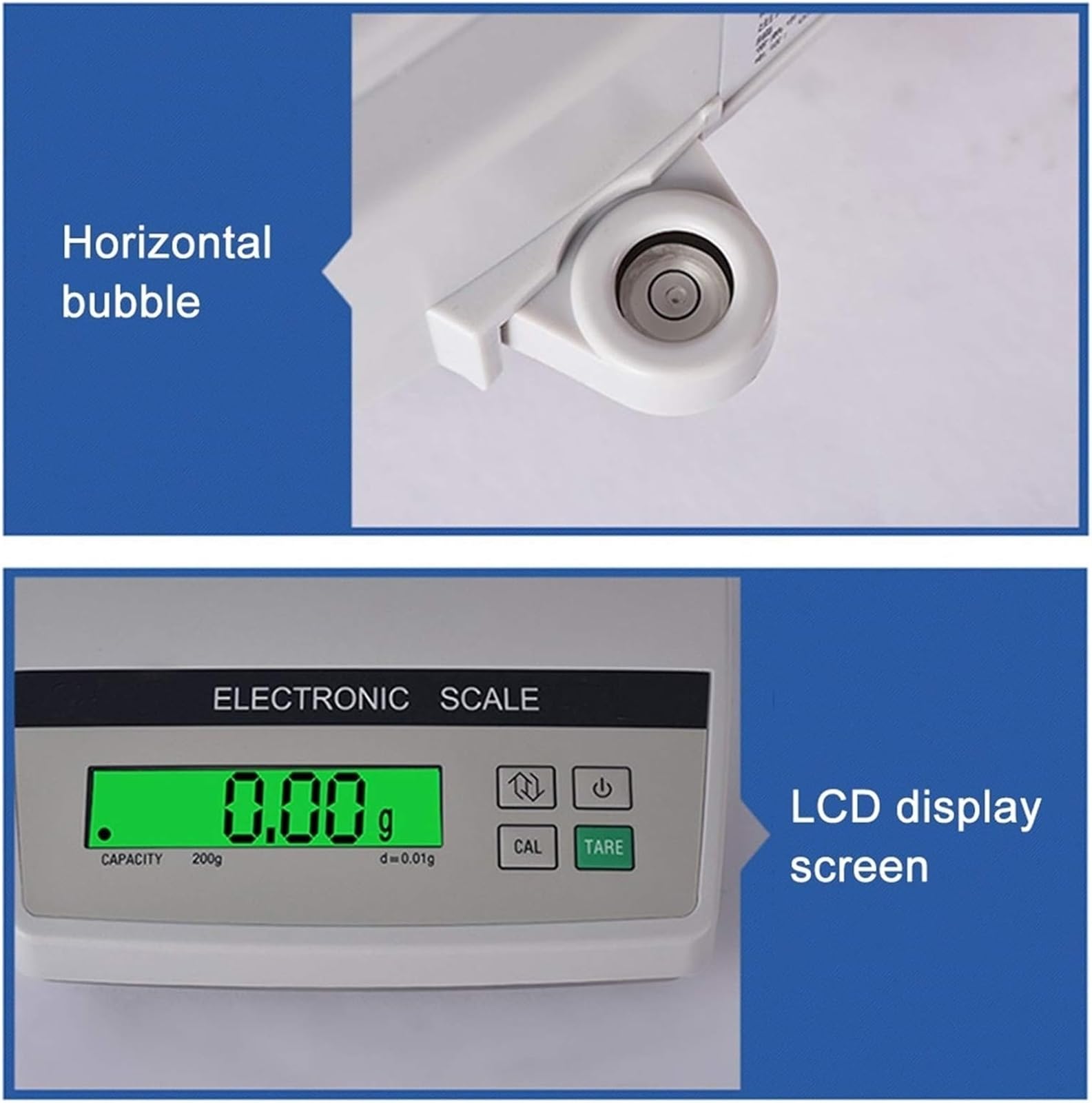 Bilancia Analitica di Precisione Digitale 0,01 G per Laboratorio, Gioielleria, Negozio, Impianto Chimico, 1000 G/0,01 G