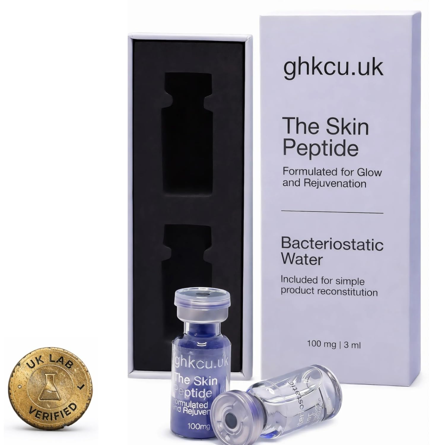 ghk cu reconstitution GHK-Cu Copper Peptide Cosmetic Kit