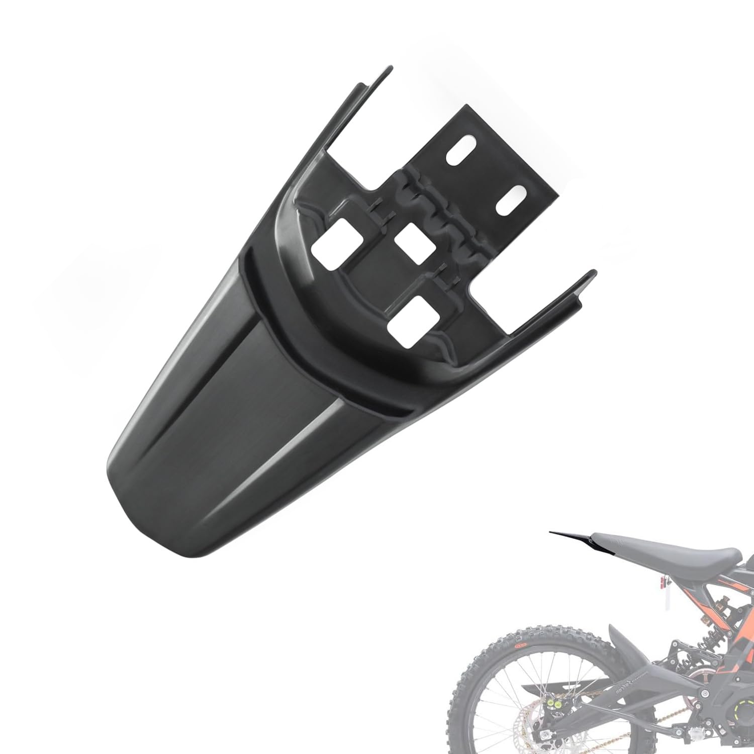 Carbon Fiber Rear Mudguard For SUR Ron Light Bee XS - ABS, Easy Install, Mudsplash Protection - View #6