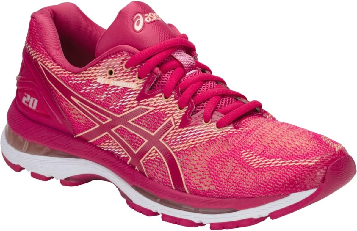 ASICS Gel-Nimbus 20 Women's Running Shoe 9.5 Bright Rose/Rose/Apricot