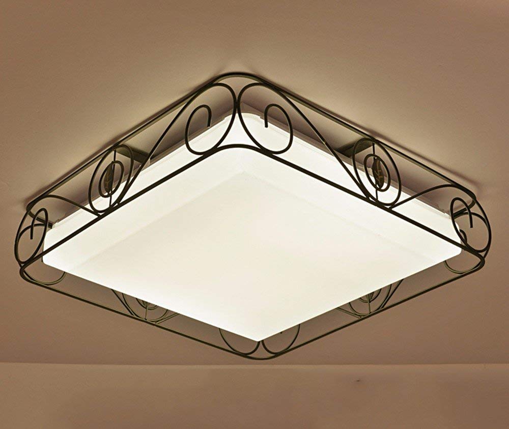 Plafonnier extérieur LED moderne dimmable fer rétro 50cm GZZ d'accueil - 2