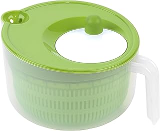 GoodCook Deluxe Salad Spinner - 5 Qt. Capacity, Easy Turn Knob, Built-In...
