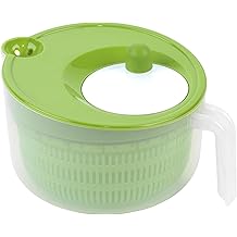 GoodCook Deluxe Salad Spinner - 5 Qt. Capacity, Easy Turn Knob, Built-In Pour Spout, Multi-Use Basket, Durable and Dishwasher Safe, Large Salad Spinner, Kitchen Essentials