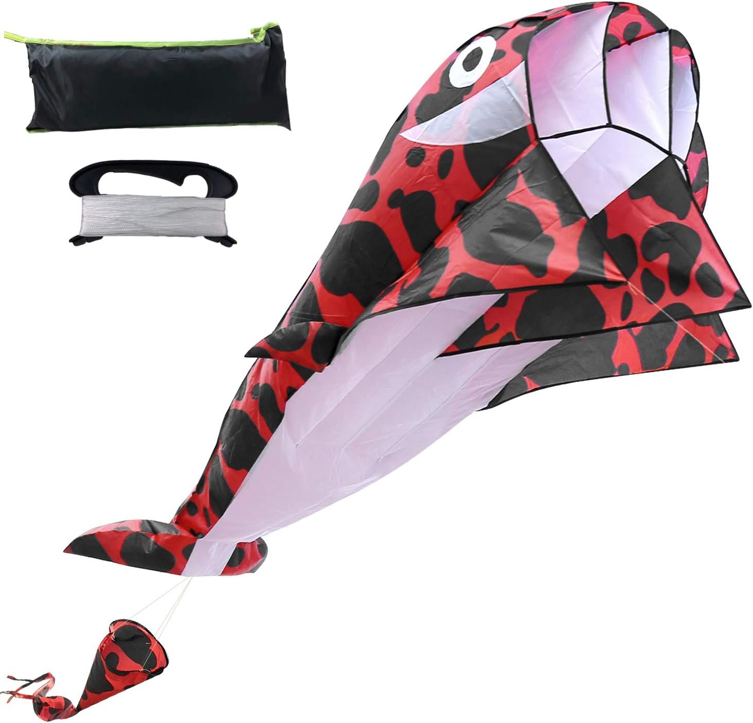 Teentok Dolphin Kite Stunt Kites for Adults Kite String