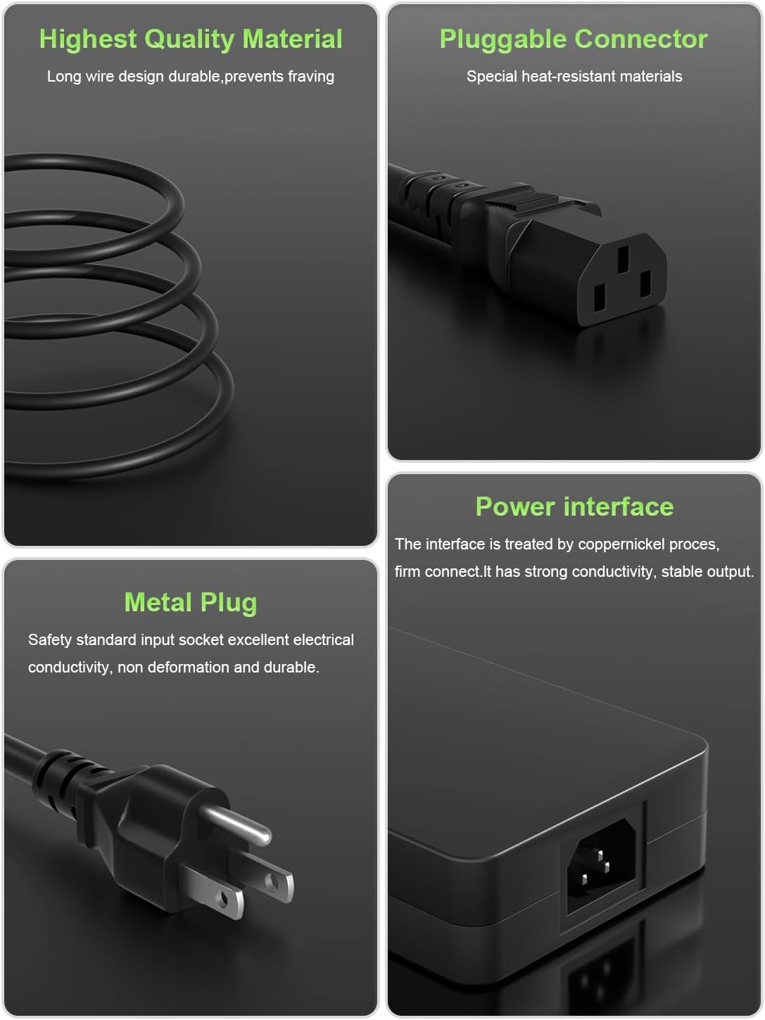 330W 280W Charger Compatible with Acer Predator Helios Neo 18 16 14 16S Helios/Triton 18 16 300 500 700 3D 17 X Nitro 5 17 18 16 14 Series PHN18 PHN16 PH18-71 Laptop