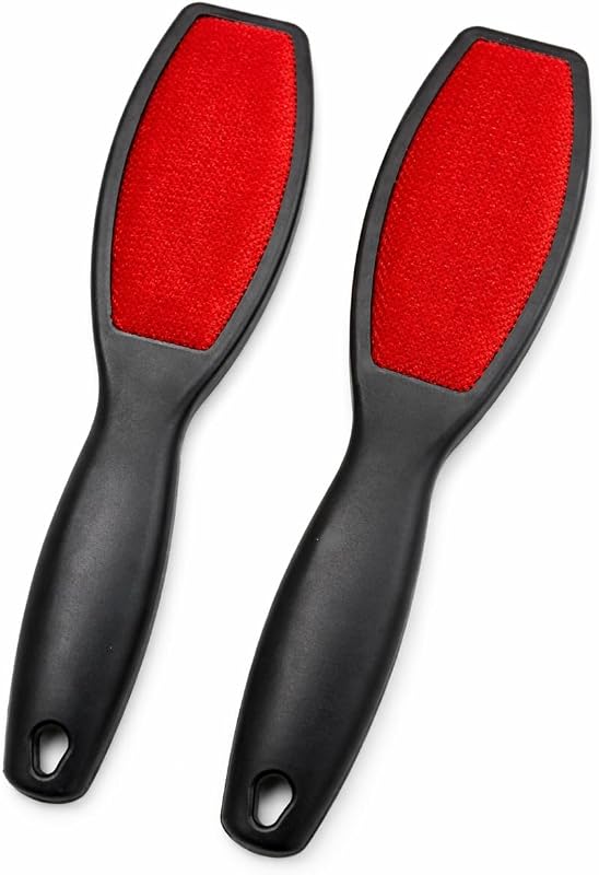 2 Pack Double-Sided Lint Brush Pet Hair Remover Reusable Lint Remover for Clothes Furniture Bedding Couch Car Seat Carpet Fabric Cleaner by Dependable Industries