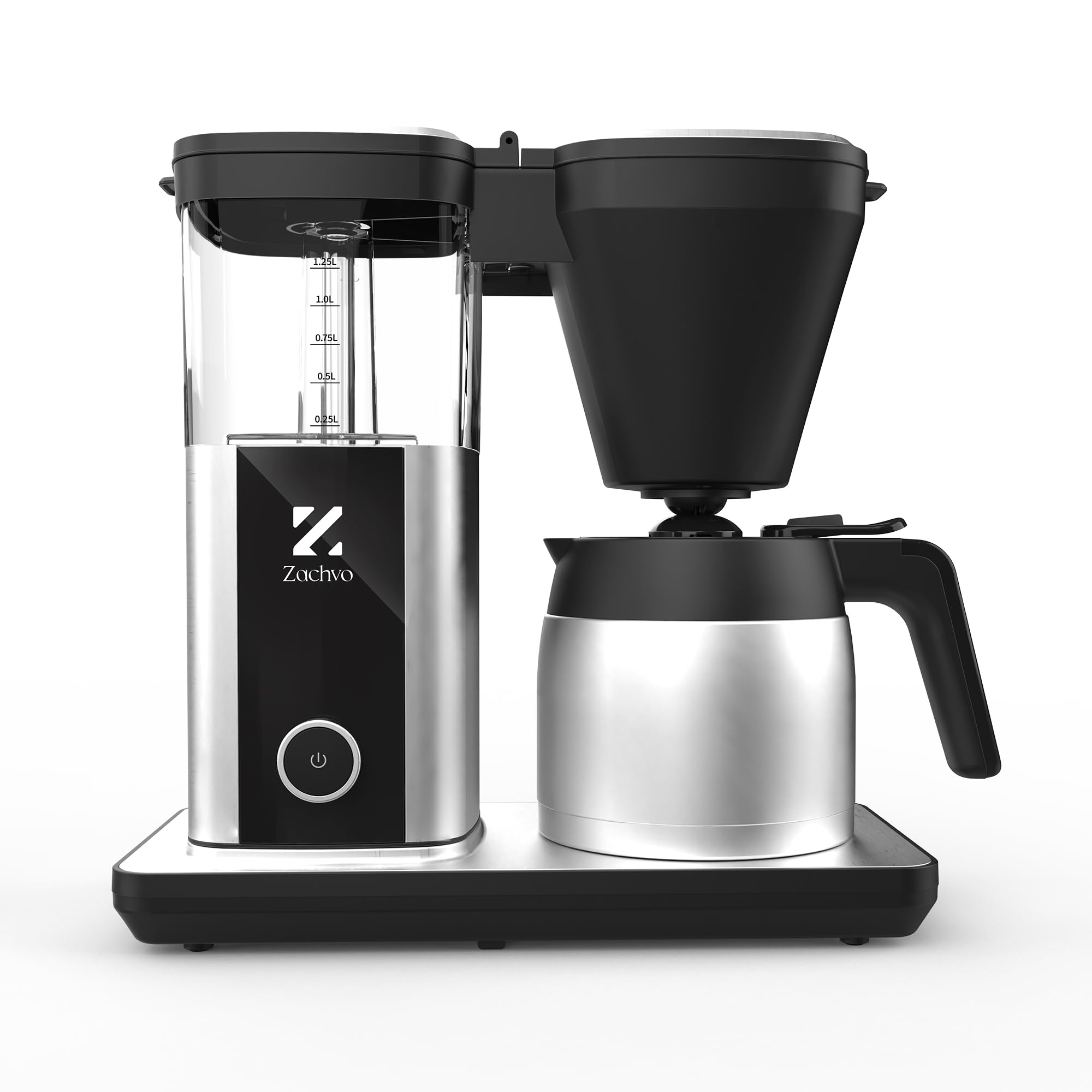 ZACHVO Filterkaffeemaschine, 1,25 L