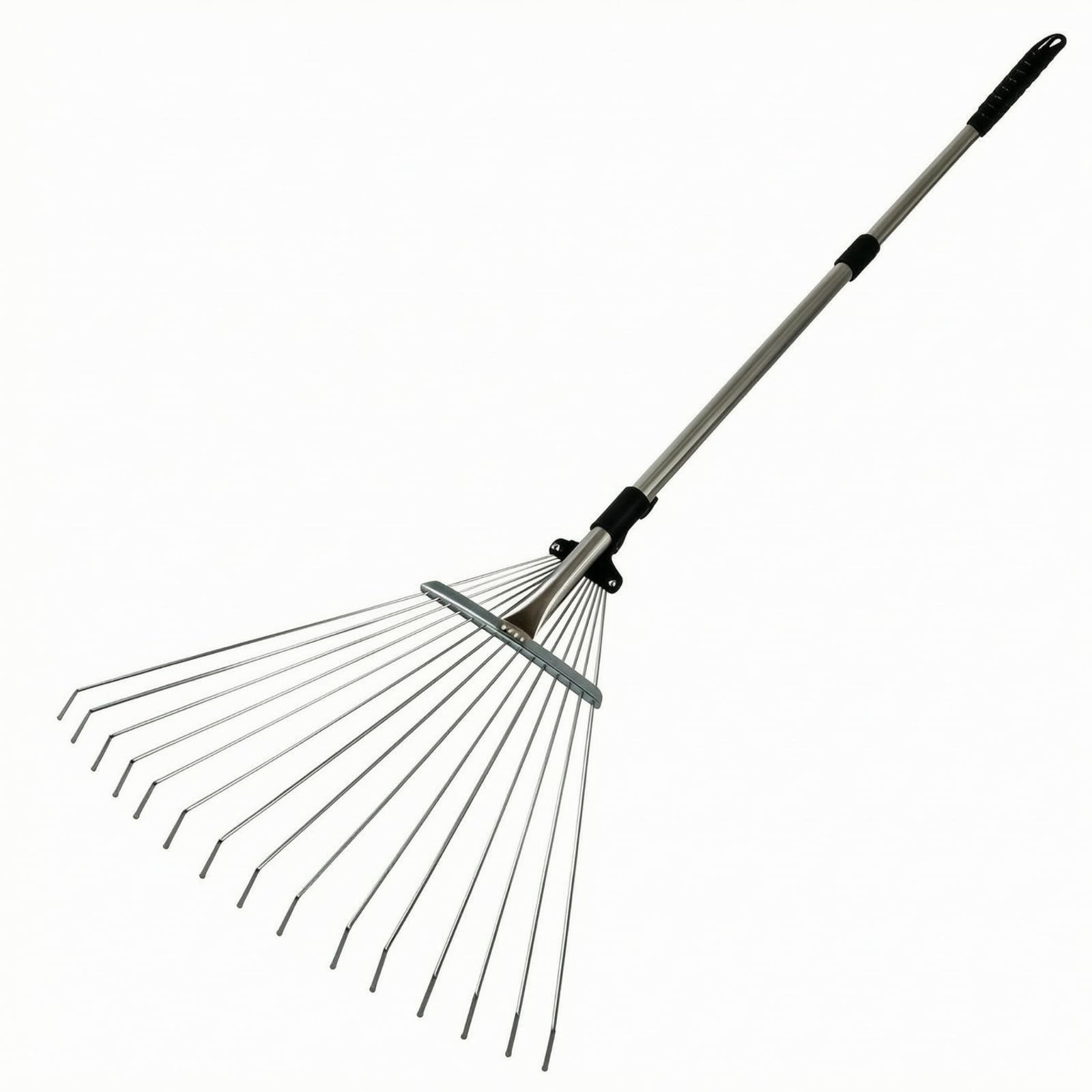 Rastrillo para Césped Resistente | Extensible, Rastrillo Ajustable, para jardín