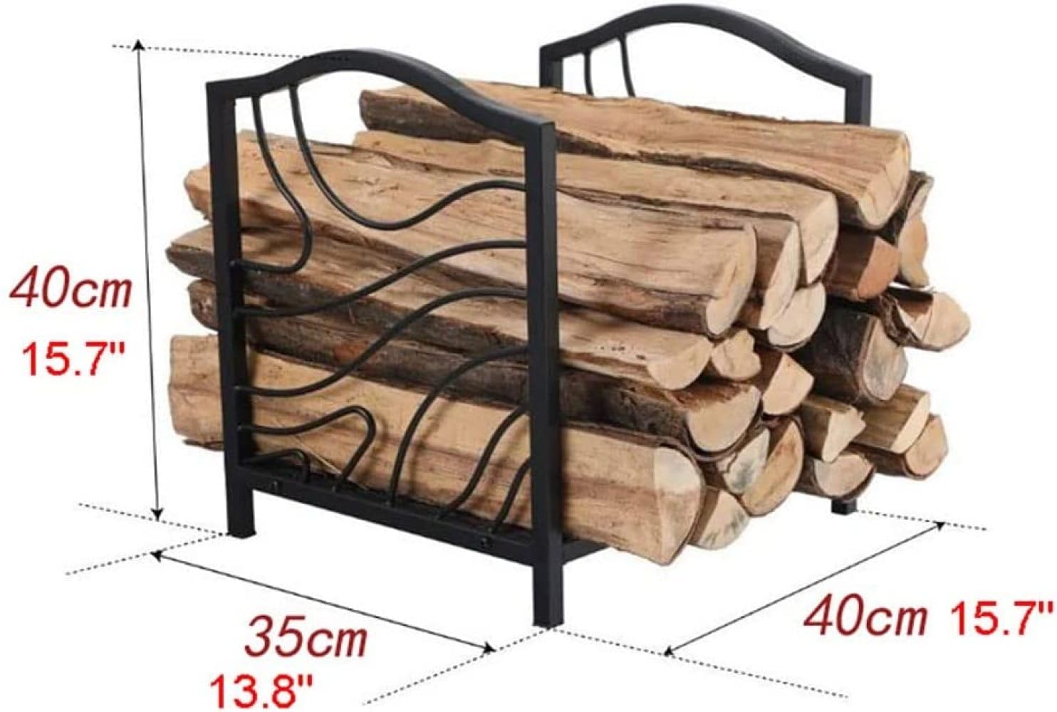 Leñero Leñero para Interior Leñero Resistente Leñero De Metal para Exterior Leñero De Madera,