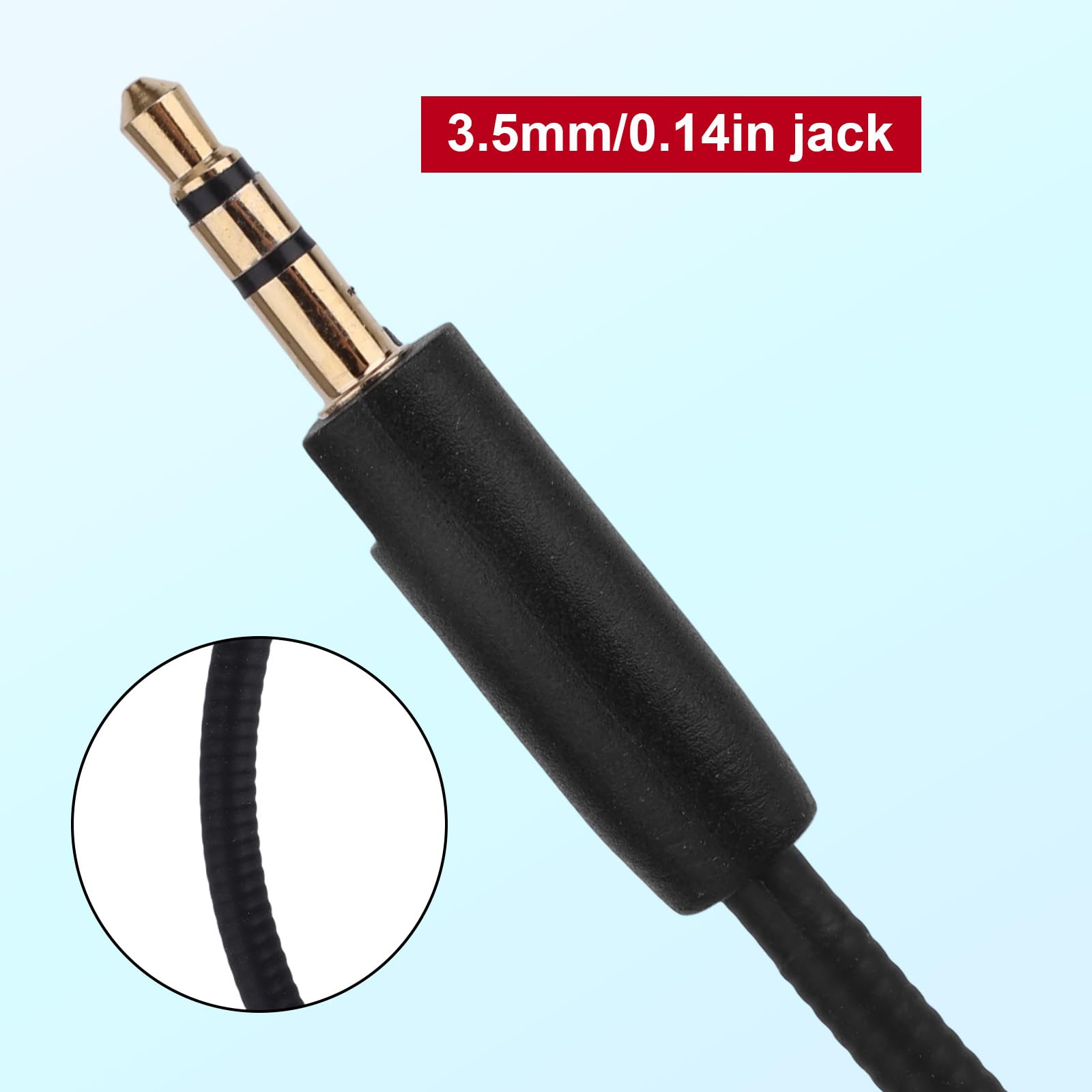 Micrófono de Repuesto para Auriculares Razer Barracuda X, Brazo de Juego Desmontable 3,5mm con Espuma Compatible con Auriculares Barracuda X Cancelación Ruido