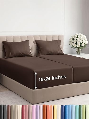 CGK Unlimited - Juego de sábanas para colchones de 21pulgadas