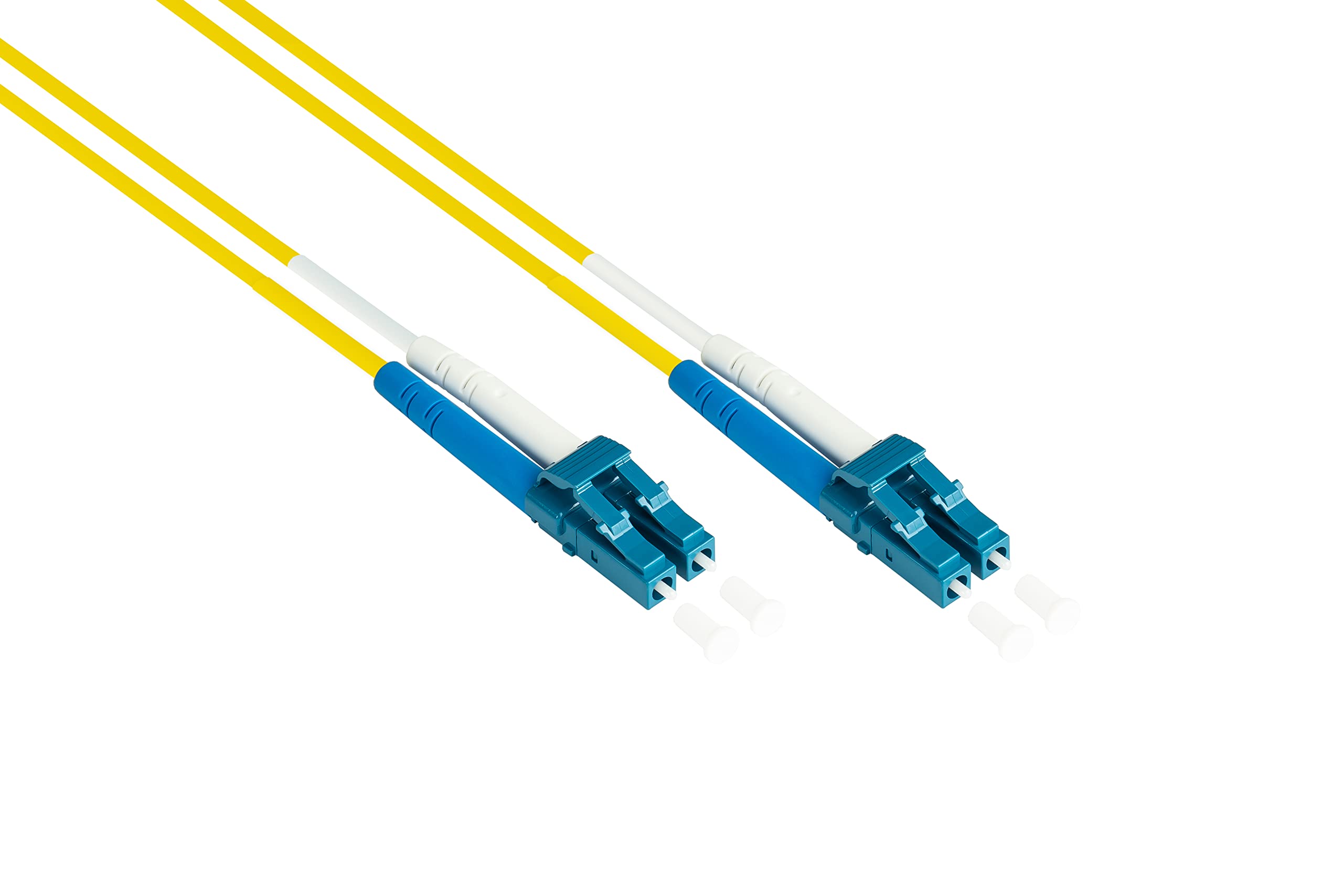 Patchkabel LWL Duplex OS1 (Singlemode, 9/125) LC/LC, 15m, Good Connections®