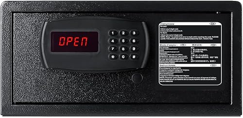 Summit - Caja fuerte para hotel en la habitación, 1.03 pies cúbicos, pantalla LED- HSF10B