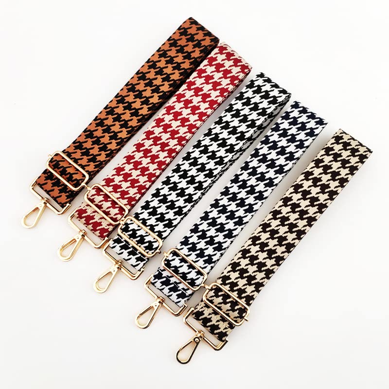 Tracolla Regolabile Per Borse In Cotone – Larghezza 5cm, Lunghezza 75-130cm, Con Moschettoni, Colore Rosso Vinaccia