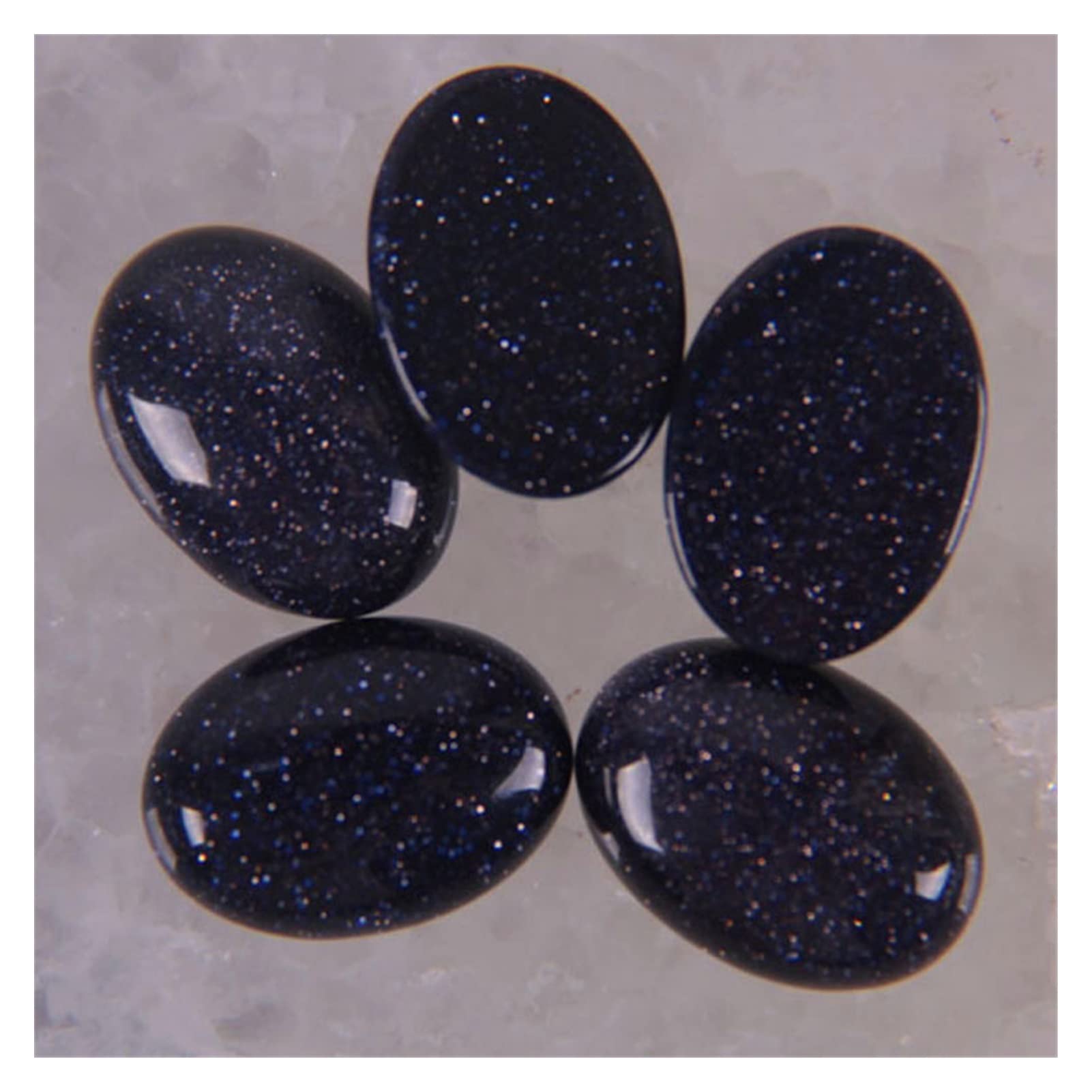 Pierre lapis lazuli authentique 18x13mm en cabochon pour réparer et monter vos propres bijoux
