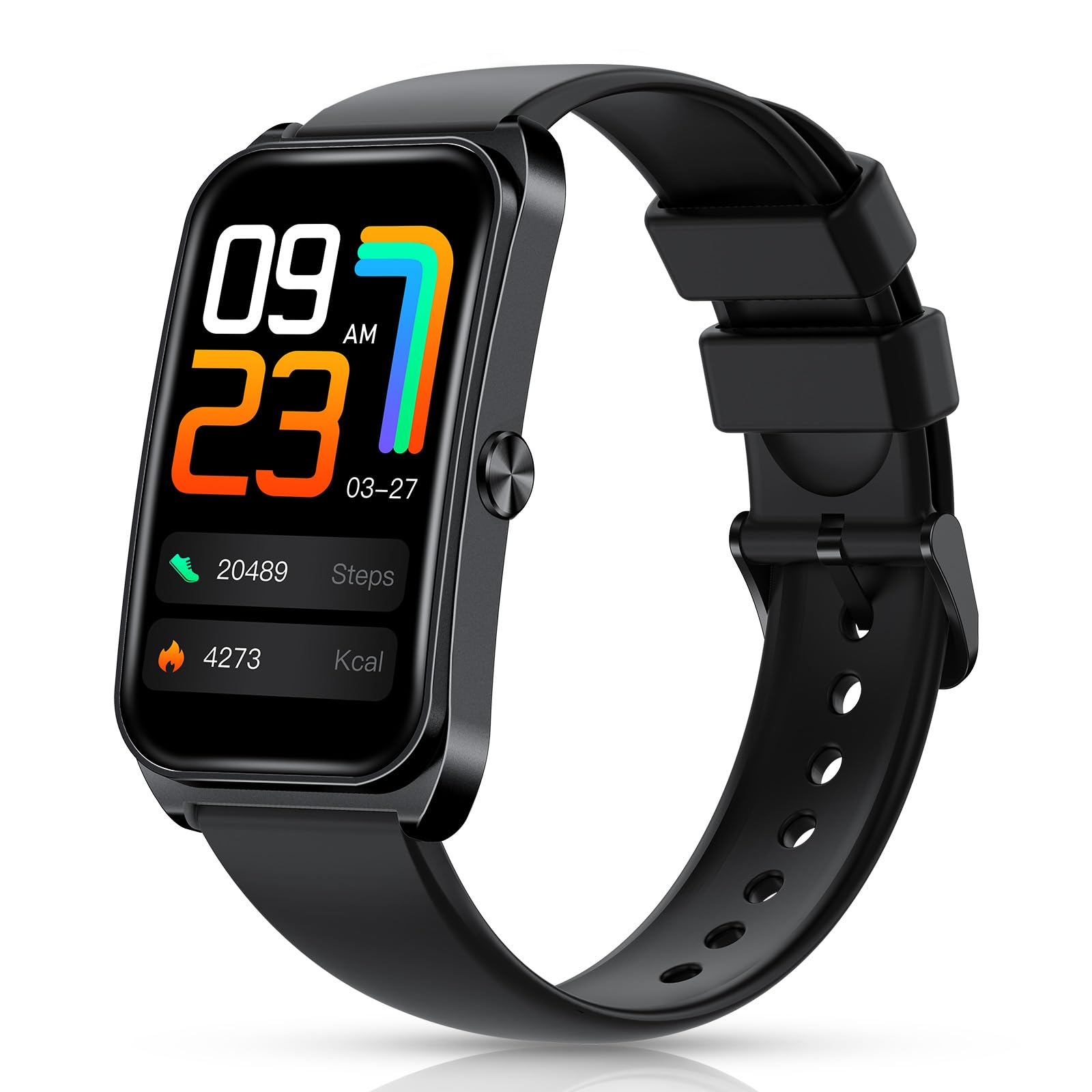 【特価商品】スマートウォッチ  音楽再生 スポーツウォッチ 耐衝撃 キズ防止 B Amazon | スマートウォッチ 大画面 耐衝撃 キズ防止 Bluetooth5.3通話