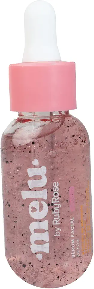 Sérum Facial Detox Melancia Melu Ruby Rose - Hidratante Leve Pré-Maquiagem - Cuidados com a Pele - RR40003