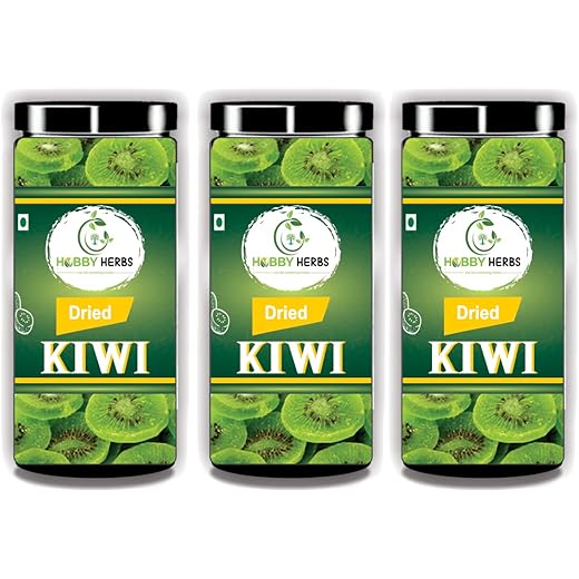 Hobby Herbs Dried Kiwi 600gm 3 x 200gm Dry Fruits Kiwi