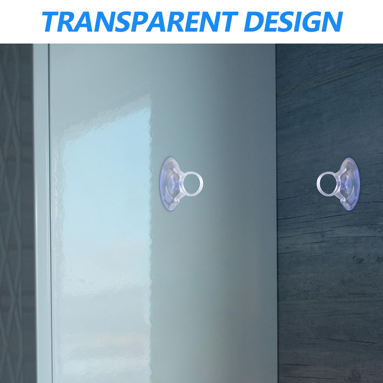 200 piezas Ventosas Mini Transparente con Lazo Ventosas de Goma Reutilizables para Parasol de Coche Compatible con Puertas de Vidrio y Espejos Uso Automotriz y Hogar