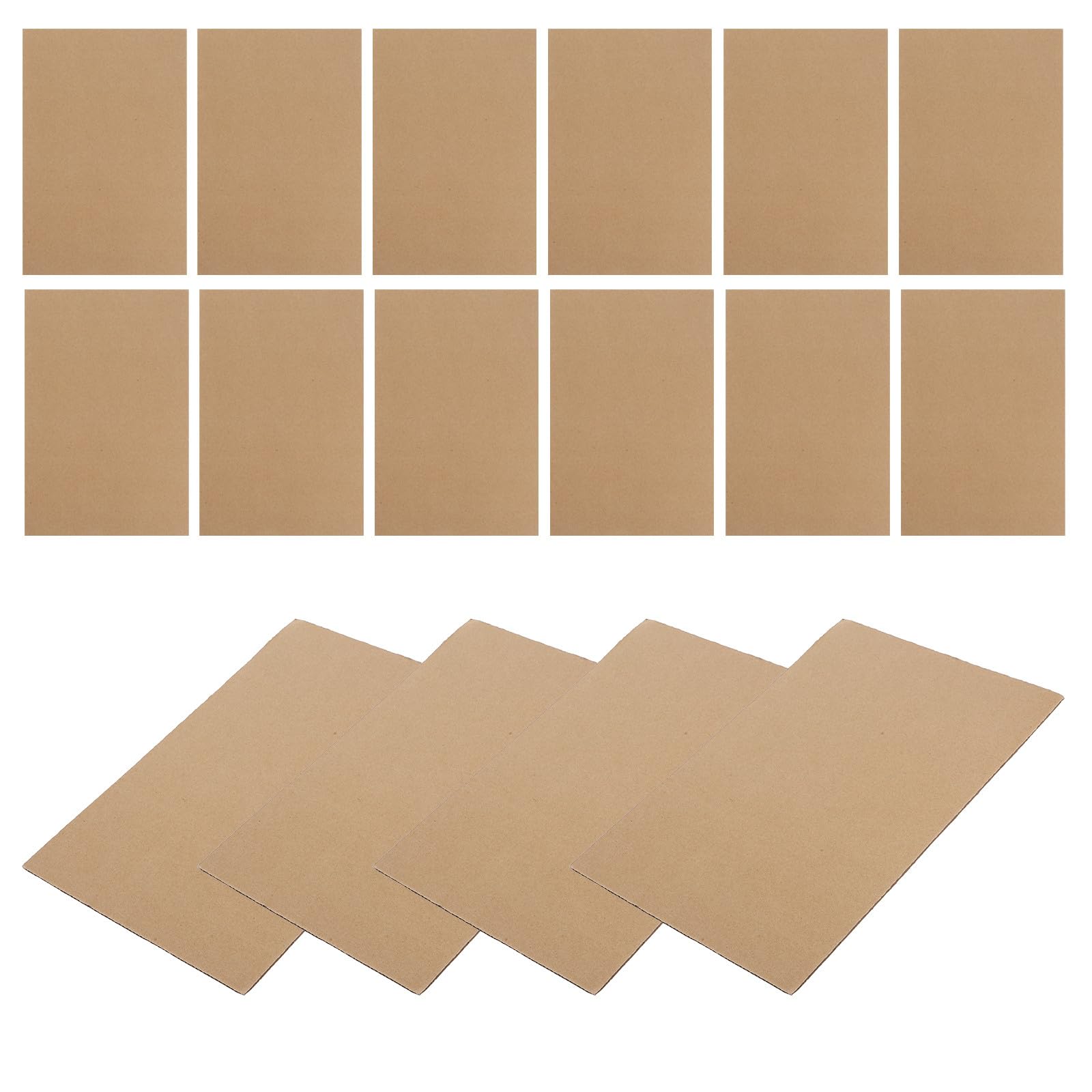 SHINEOFI 50 Fogli Cartone Ondulato Triplo Strato 30x20 Cm, Cuscinetti di Riempimento per Scatole da Trasloco, Divisori Protettivi Regolabili per Imballaggi Fragili e Forniture per