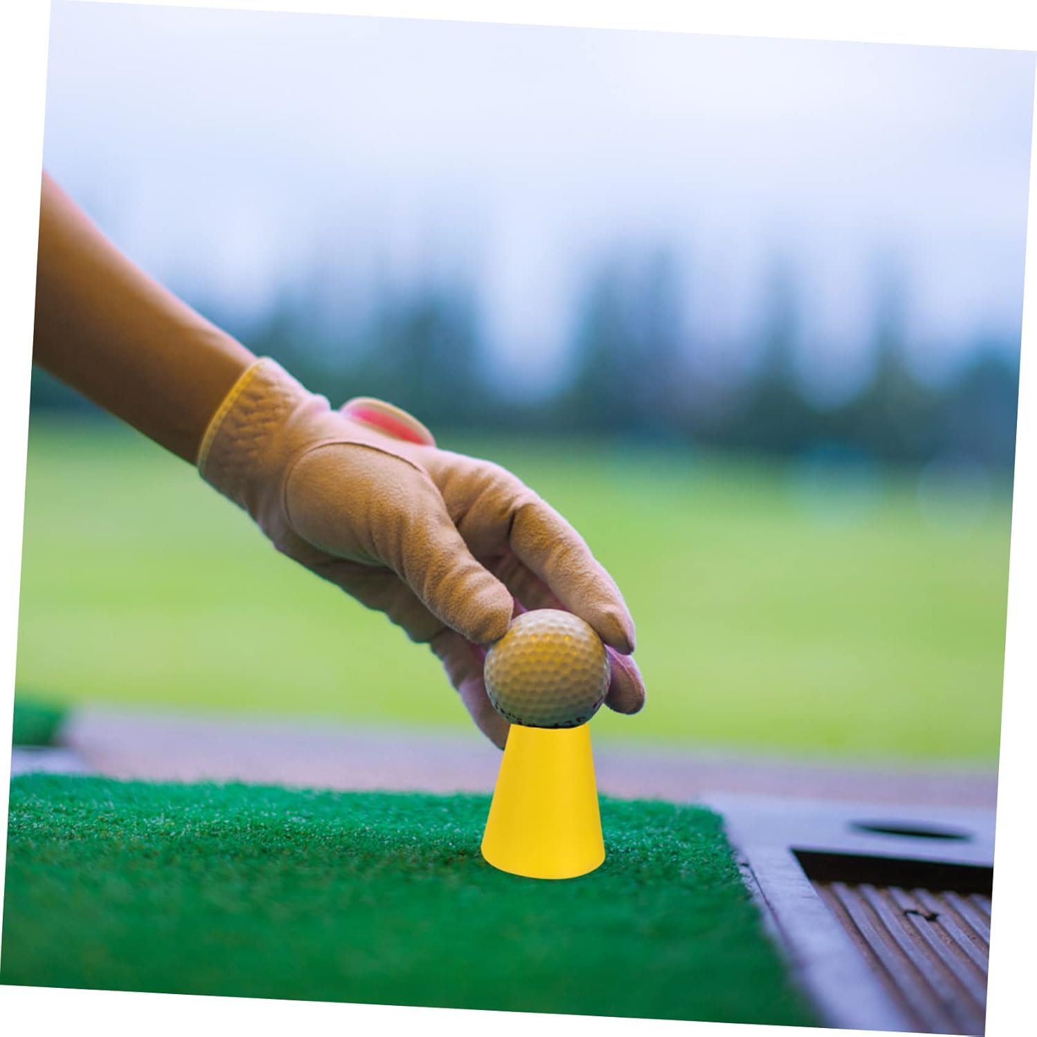 DOITOOL 48pcs Rubber Golf Tees Multi-colored Height Training Tools for Practice Lightweight and Reusable Golf Accessories
