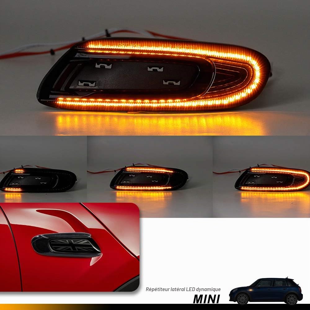 répétiteurs latéraux LED pour M/INI Cooper F55 F56 F57 S SD