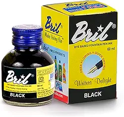 Tinta para Caneta Tinteiro Bril Preto 60mL