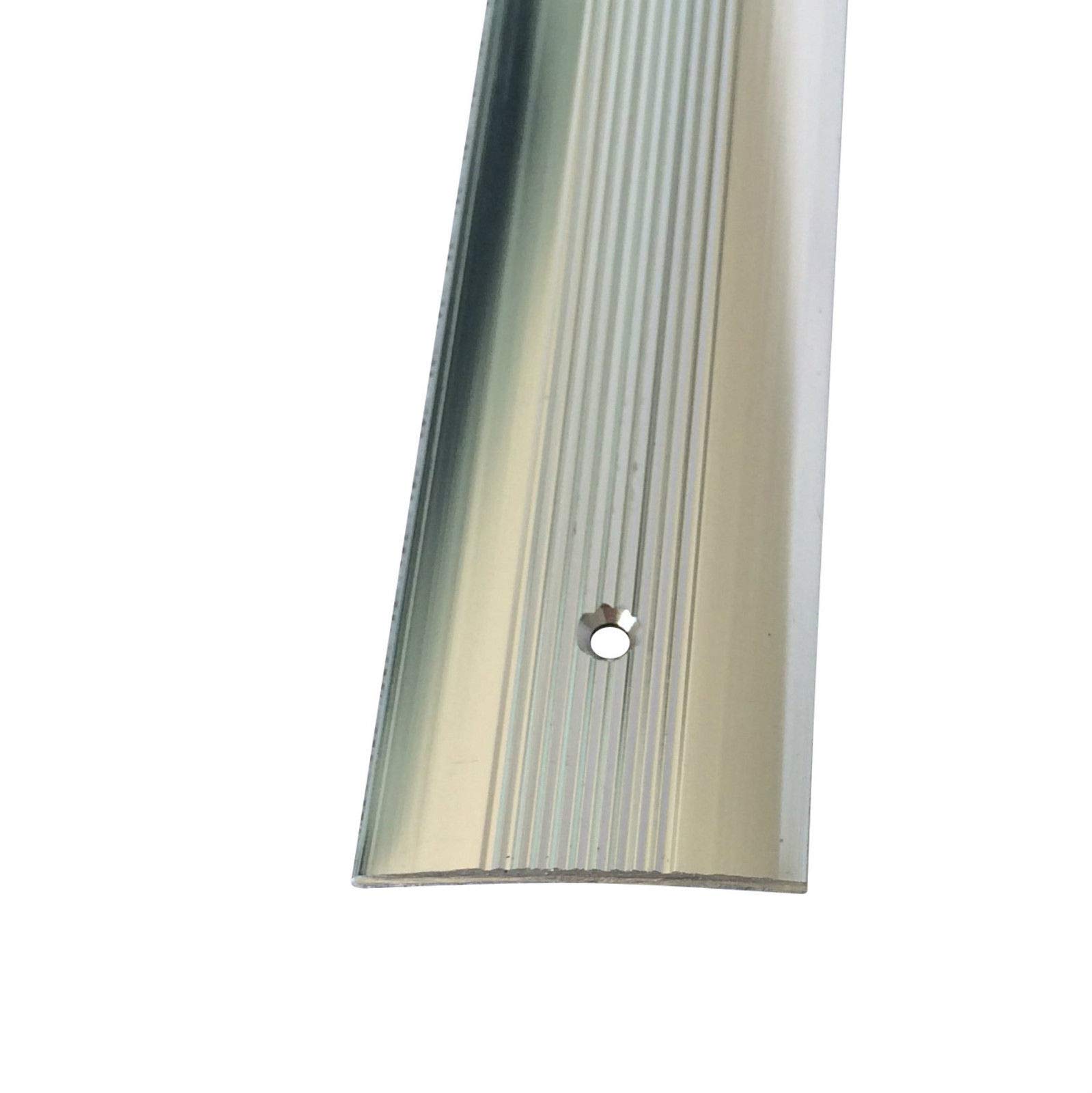 Flooring Direct Silver Metal Carpet Cover Strip Door Bar Trim (900Mm, )