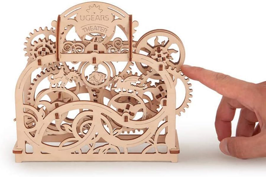 UGEARS - Theater, 3D Wood Mounting Kit Without Glue (Theatre)