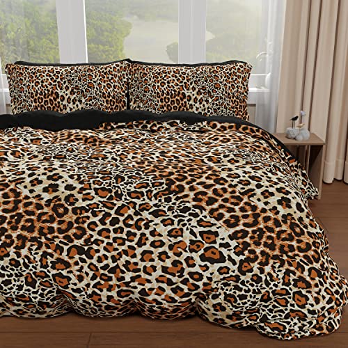 PETTI Artigiani Italiani - Double Duvet Cover and Pillowcases, 100% Made in Italy, Animalier, Animalier 04, Queen-size bed - Image 3