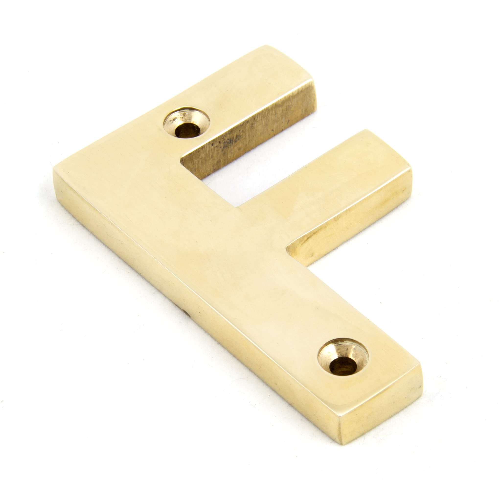 From The Anvil 83801F Letter F - Polished Brass