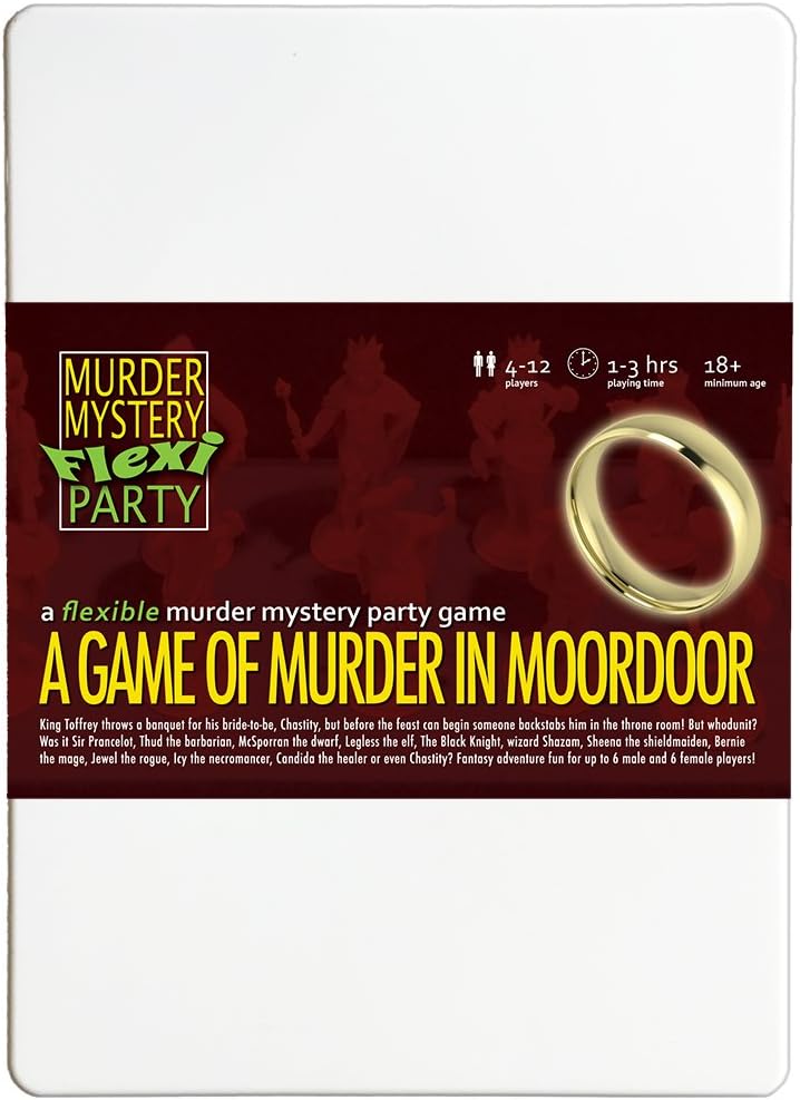 Murder Mystery Flexi Party A Game of Murder in Moordoor 4-12 player