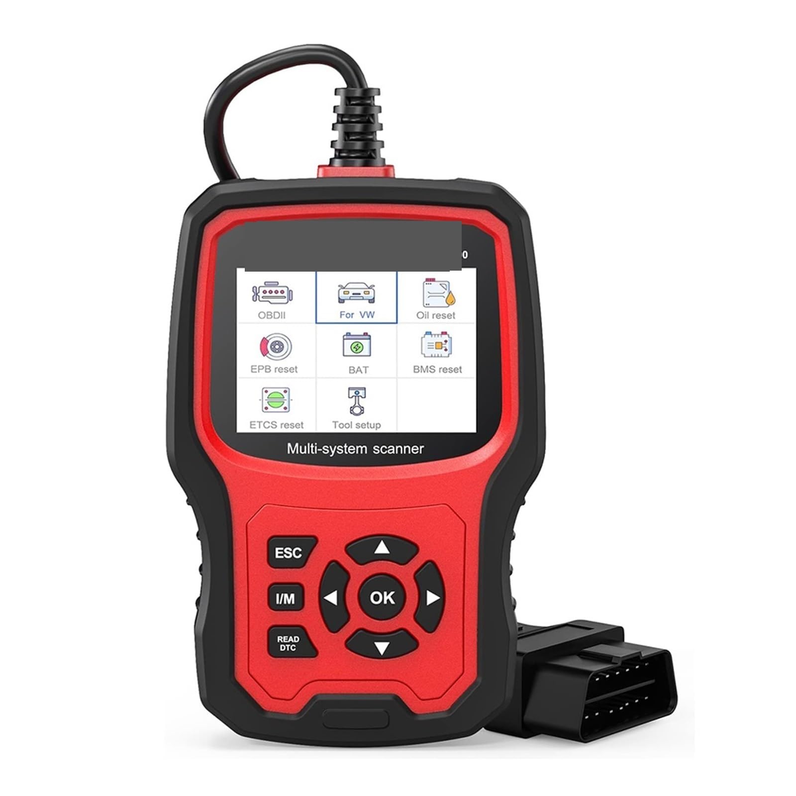 Narzędzia diagnostyczne VD700 Skaner OBD2 Pełny system Czytnik kodów ABS EPB TPMS DPF,Przyjazny dla użytkownika