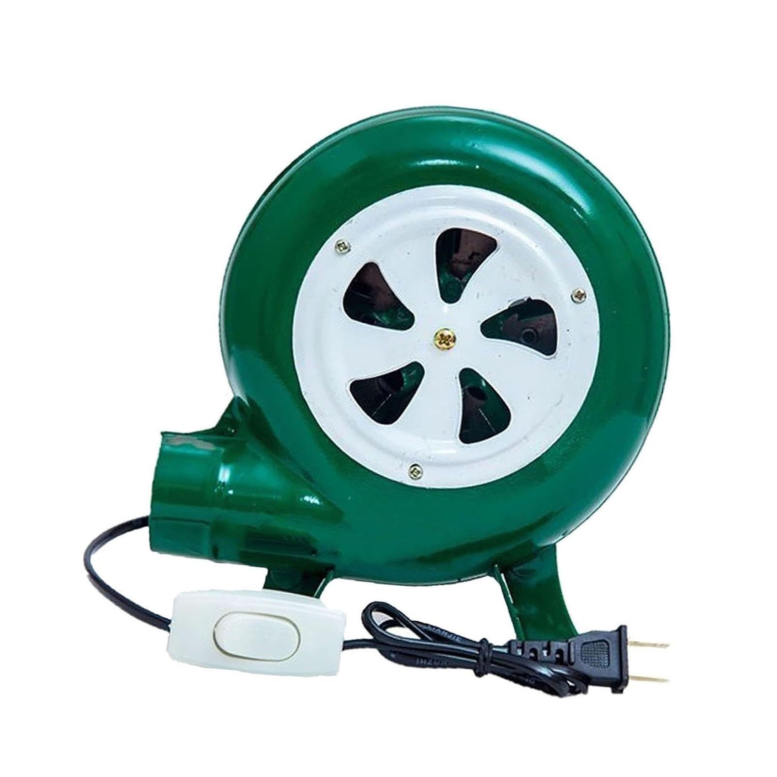 Dmuchawa do grilla odśrodkowego, elektryczna dmuchawa kuźnicza, kompaktowy wentylator z pompką, na kemping, piknik, gotowanie na świeżym powietrzu, 80 W
