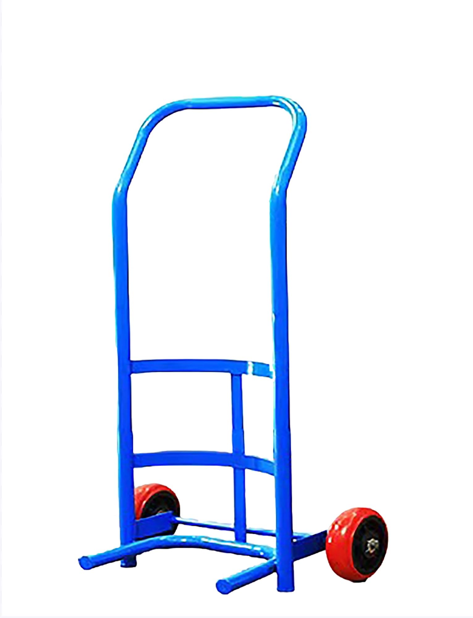 OWOHYG Portable Stainless Steel Gas Cylinder Rack For Nursing Homes,Clinics* School Labs-Mobile Cart With 2 Silent Wheels,37.4" Height Gas Tank Holder.One Color-35x15x100cm/13.8x5.9x39.4