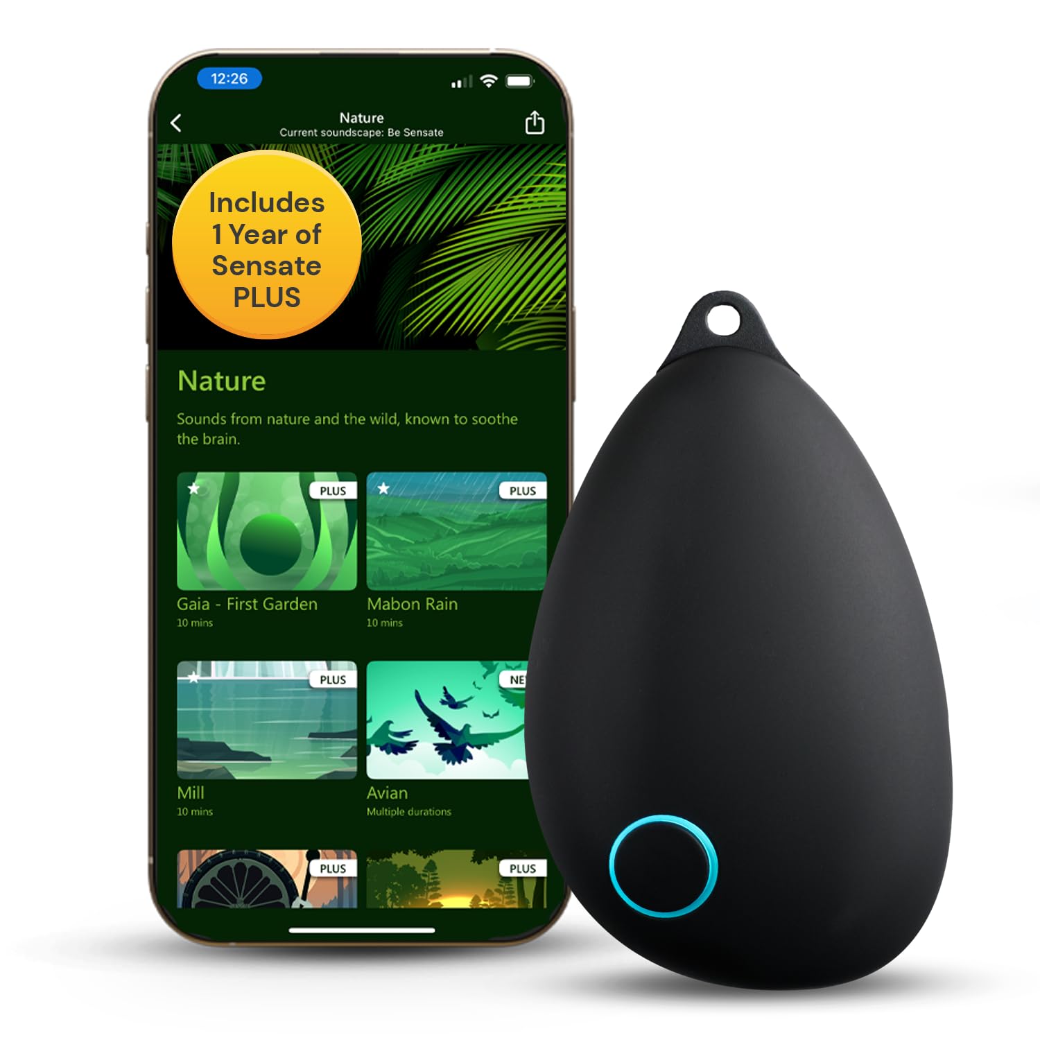 sensate（センセート）スマートウェアラブル 瞑想 睡眠 Amazon.com: Sensate Relaxation Device – Vagus Nerve Toning for