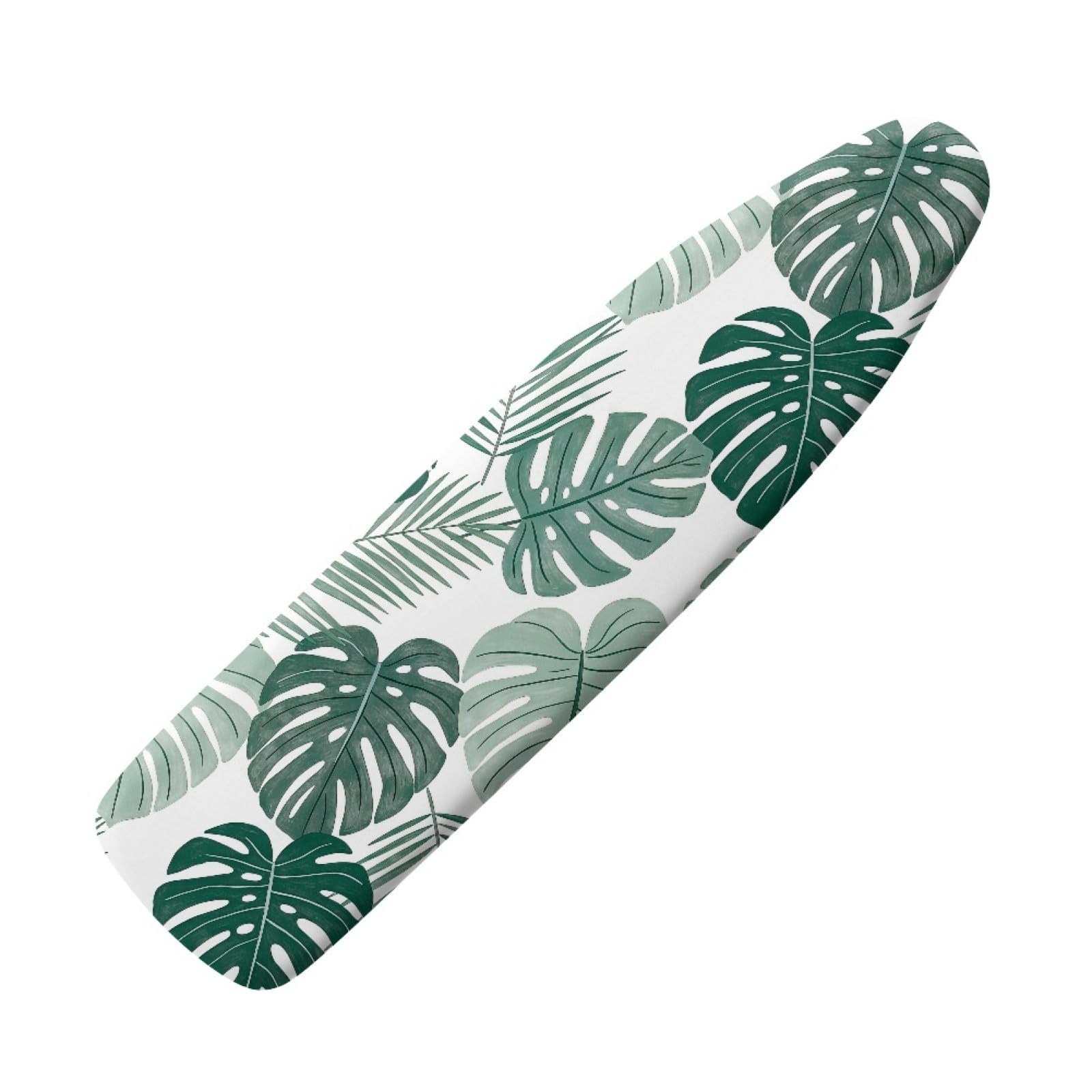 Large ironing board cover 130 x 45 Green Leaves Ironing Board Cover And Thick Padding Easy Fit in Multiple Sizes with Elastic Drawstring,durable,iron board covers fits all,Machine Washable