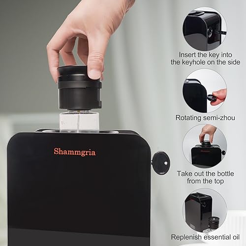 Miniatura 4 de Máquina de aire aromático para el hogar, difusor de aceite esencial sin agua con tecnología de aire frío, cubre hasta 2000 pies cuadrados, difusor