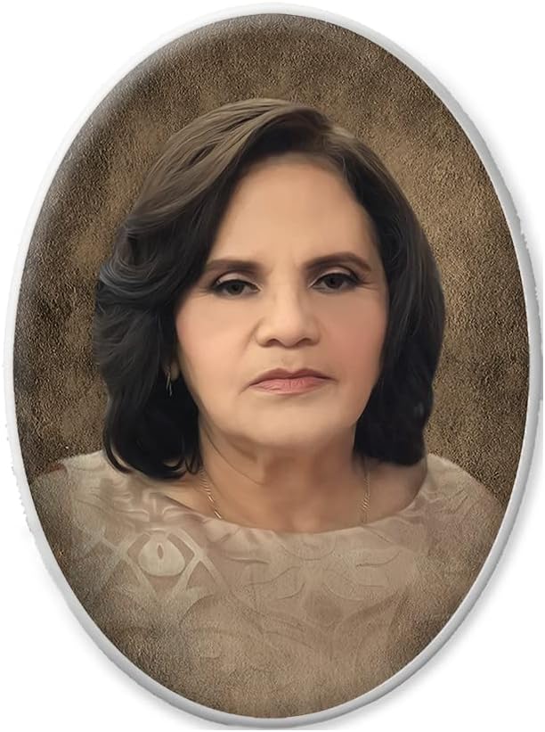 Italian Ceramic Memorial Photo (7" x 9.18")